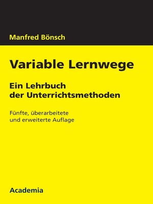 cover image of Variable Lernwege